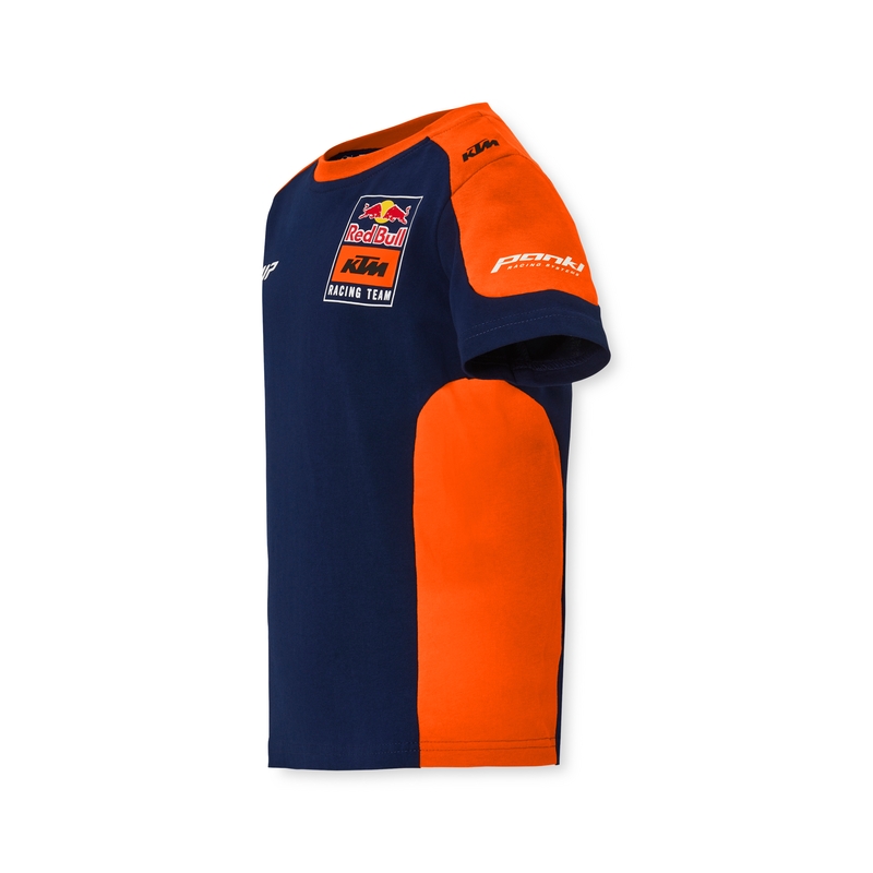 Lasten T-paita KTM Replica Team sininen-oranssi