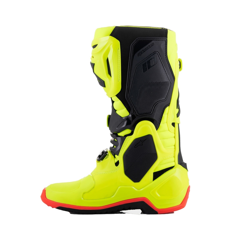 Alpinestars Tech 10 Keltainen Fluo Musta Fluo Moottoripyöräily saappaat