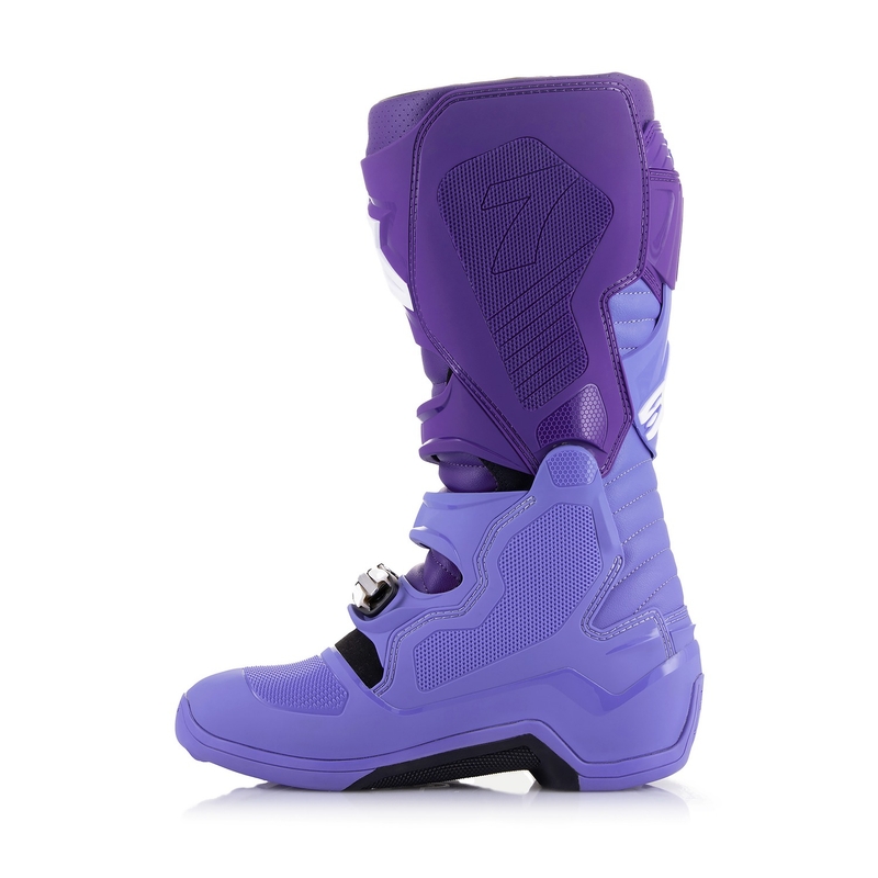 Boty na motorku Alpinestars Tech 7 2024 fialovo-bílo-černé