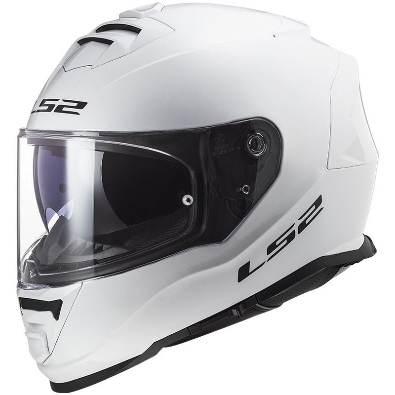 LS2 FF800 Storm II Solid White Integral moottoripyöräilykypärä