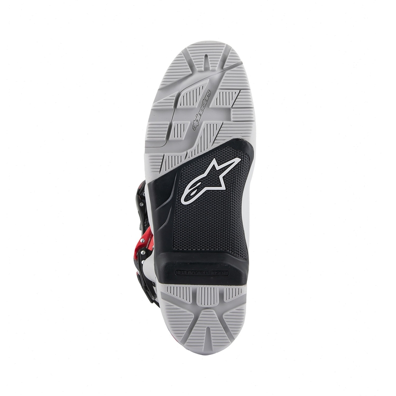 Boty na motorku Alpinestars Tech 7 Enduro 2024 šedo-červeno fluo-černé