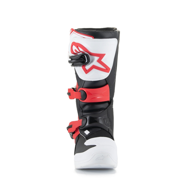 Alpinestars Tech 3S Nuorten valkoinen ja punainen moottoripyörä saappaat lapsille