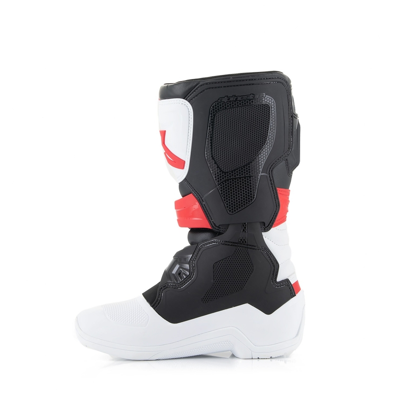 Alpinestars Tech 3S Nuorten valkoinen ja punainen moottoripyörä saappaat lapsille