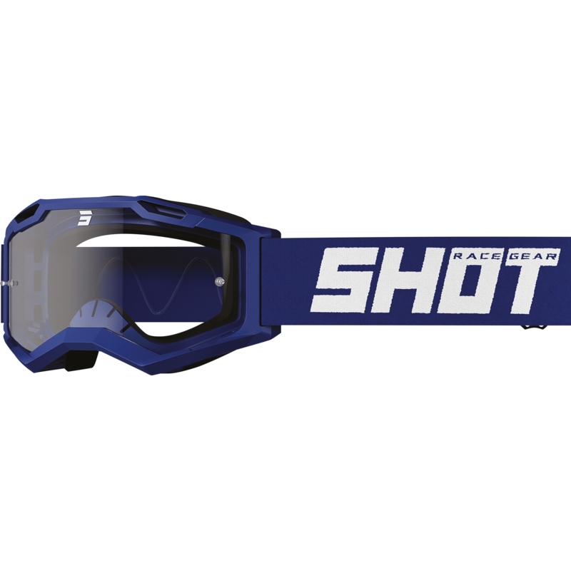 Lasten motocrosslasit Shot Rocket Kid 2.0 sininen (kirkas pleksi)