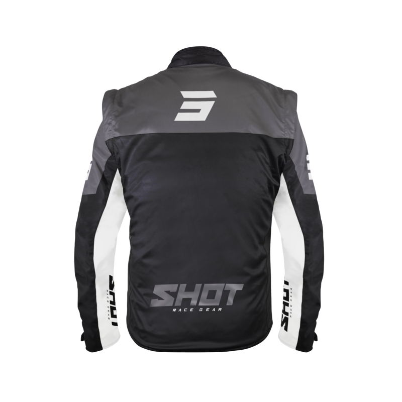 Softshell-takki Shot Softshell Lite musta ja valkoinen