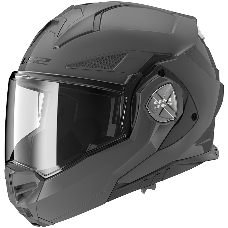 Flip-up moottoripyöräilykypärä LS2 FF901 Advant X Solid Nardo harmaa