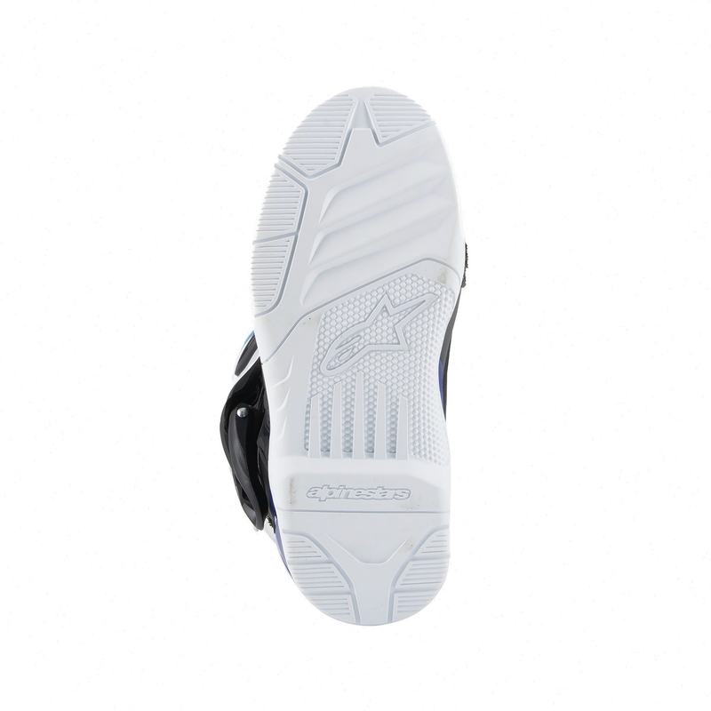 Alpinestars Tech 3S Kids valko-musta-siniset moottoripyöräsaappaat