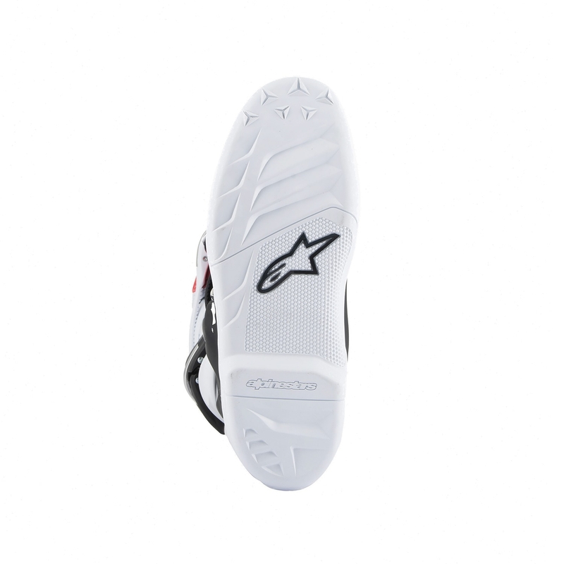 Alpinestars Tech 7 S lasten motocross-saappaat valkoinen-musta-punainen-sininen-violetti