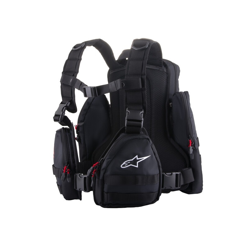 Reppu Alpinestars Techdura Tactical musta ja valkoinen 9 l