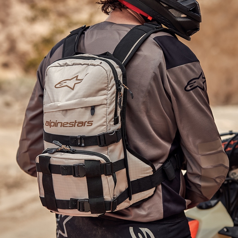 Reppu Alpinestars Techdura Tactical harmaa-musta 9 l