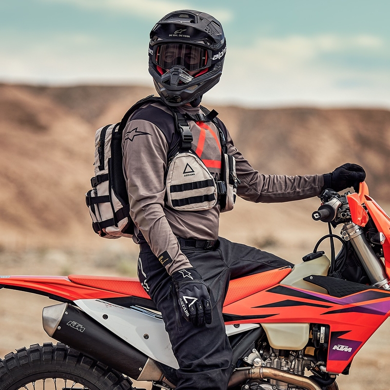 Reppu Alpinestars Techdura Tactical harmaa-musta 9 l