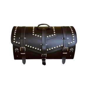 Nahkalaukku lukolla RSA K182 musta niiteillä 57 l