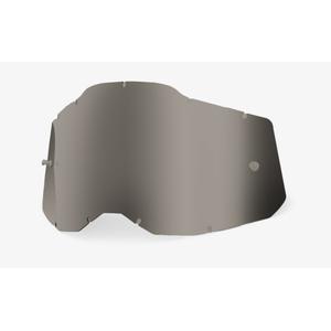 Plexi 100% Racecraft 2/Accuri 2/Strata 2 hopea kromi (huurtumaton) (Anti-fog)