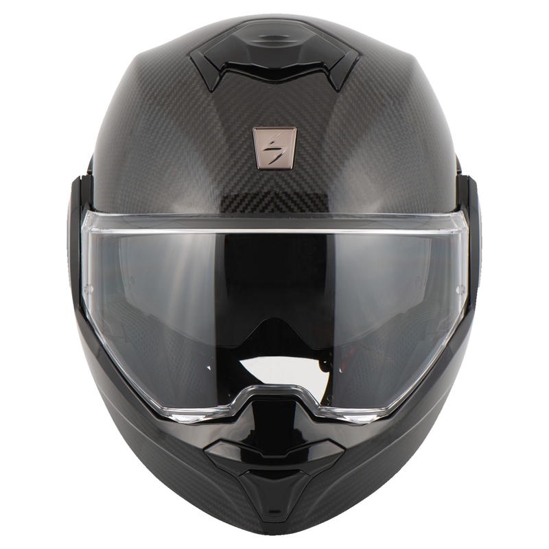 Kypärä Scorpion EXO-TECH EVO Carbon musta kiiltävä - luokka II