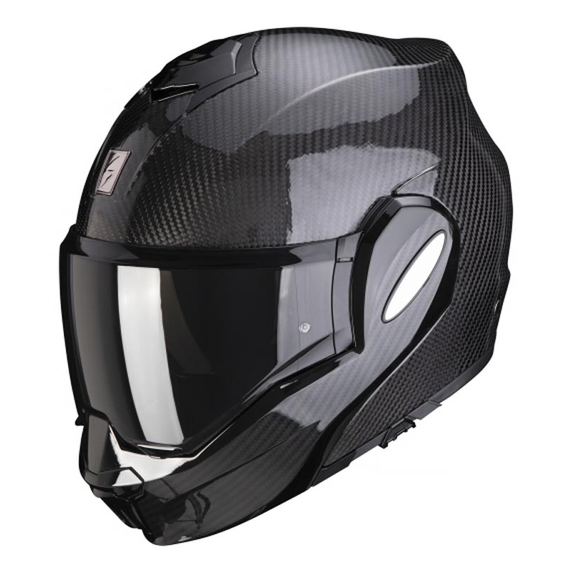 Kypärä Scorpion EXO-TECH EVO Carbon musta kiiltävä - luokka II