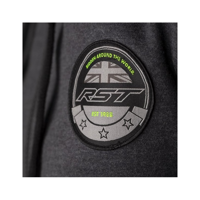 Moto mikina RST X Zip Factory CE šedá výprodej - II. jakost