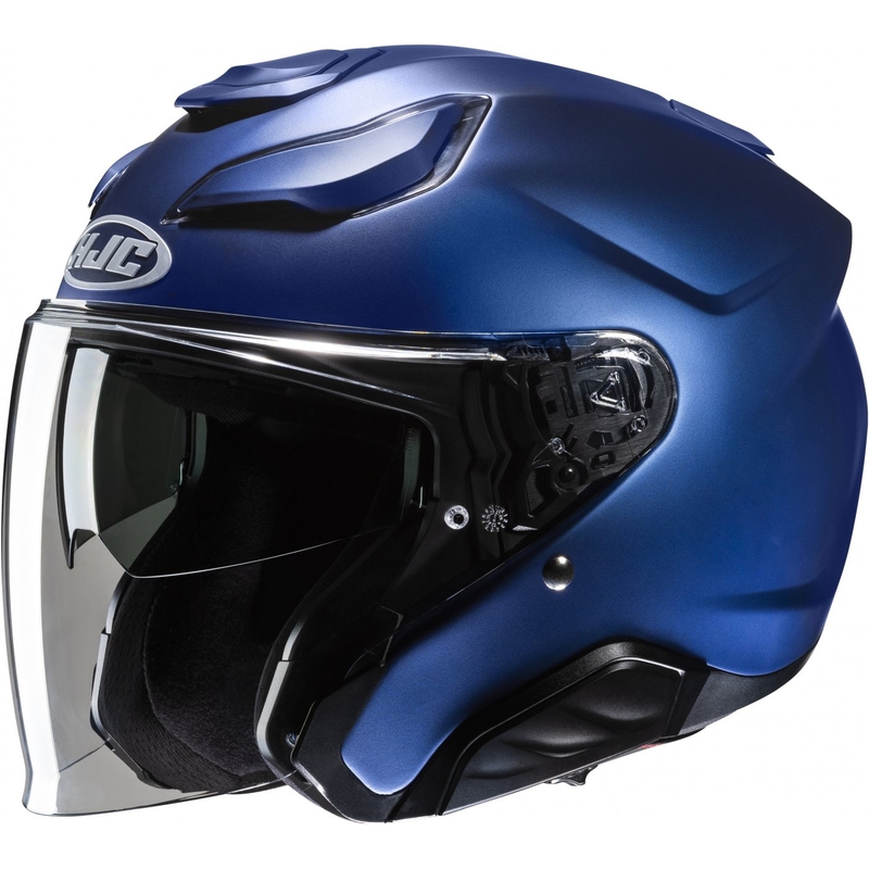 HJC F31 Solid Metallic Blue Avoin moottoripyöräilykypärä