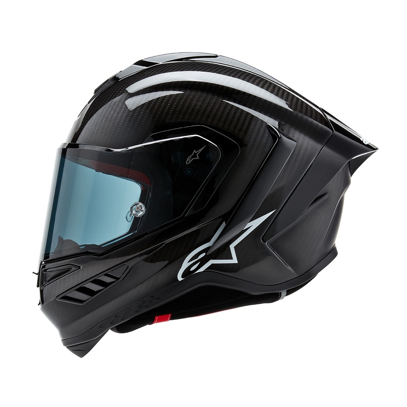 Alpinestars Supertech R-10 Solid Black Integral moottoripyöräilykypärä