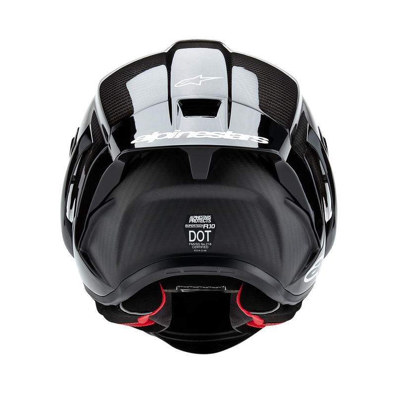 Alpinestars Supertech R-10 Solid Black Integral moottoripyöräilykypärä