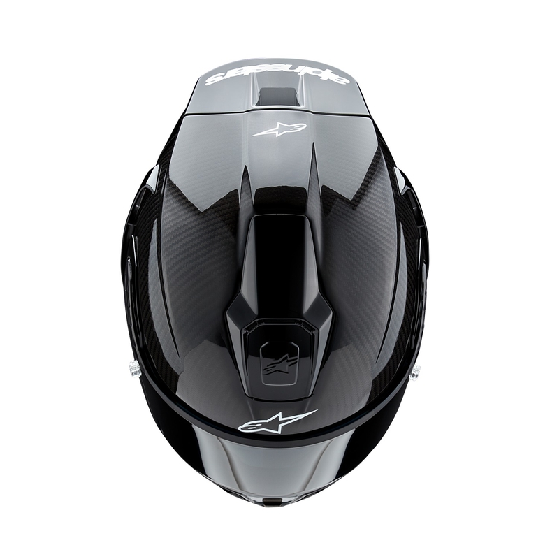 Alpinestars Supertech R-10 Solid Black Integral moottoripyöräilykypärä