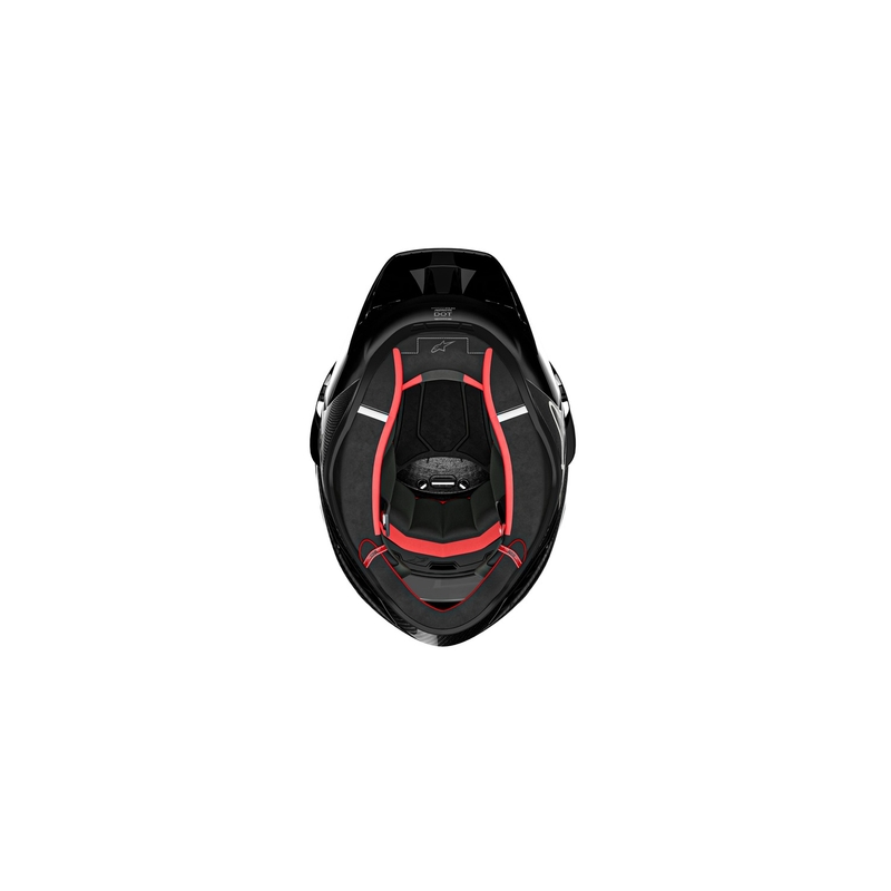 Alpinestars Supertech R-10 Solid Black Integral moottoripyöräilykypärä