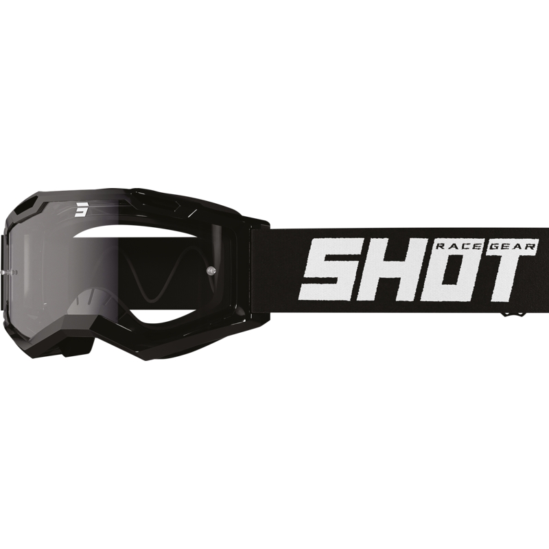 Lasten motocrosslasit Shot Rocket Kid 2.0 musta (kirkas pleksi)