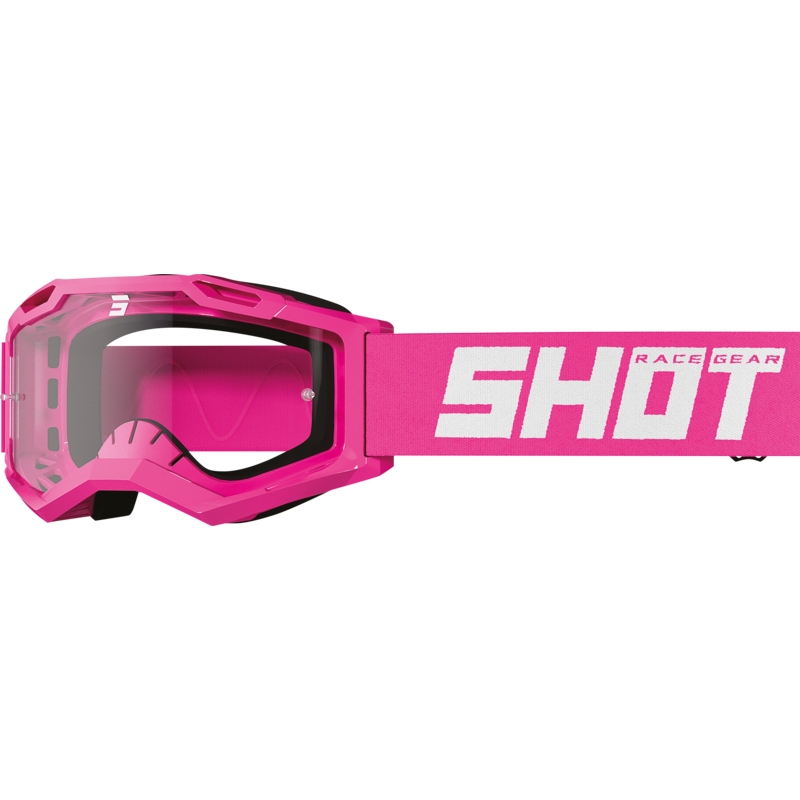 Lasten motocrosslasit Shot Rocket Kid 2.0 pinkki (kirkas pleksi)