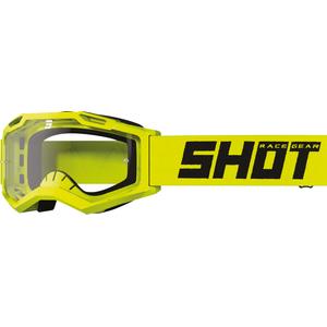 Lasten motocrosslasit Shot Rocket Kid 2.0 fluo keltainen (kirkas pleksi)