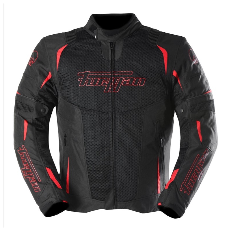 Moottoripyörätakki Furygan ULTRA SPARK 3IN1 VENTED+ musta-punainen