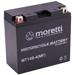 Moretti MT14B-4 huoltovapaa geeliakku, 12V 12Ah