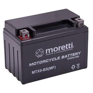Moretti MTX9-BS huoltovapaa geeliakku, 12V 8Ah