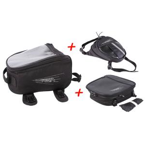 SET: RSA-säiliölaukku + reisipussi + satulalaukku