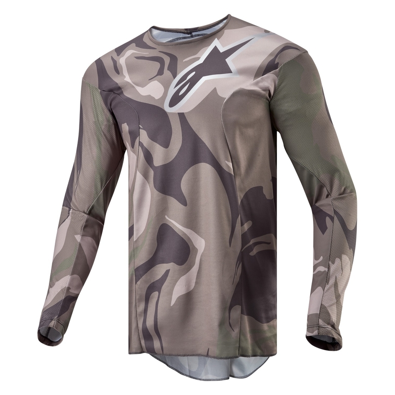 Alpinestars Racer Tactical motocross paita vihreä camo-karkea