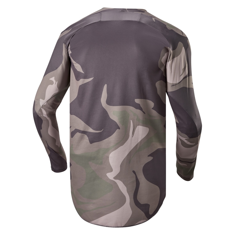 Alpinestars Racer Tactical motocross paita vihreä camo-karkea