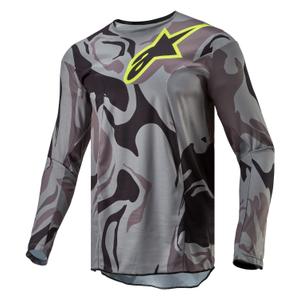 Alpinestars Racer Tactical motocross trikoo harmaa camo-fluo-kelta-musta