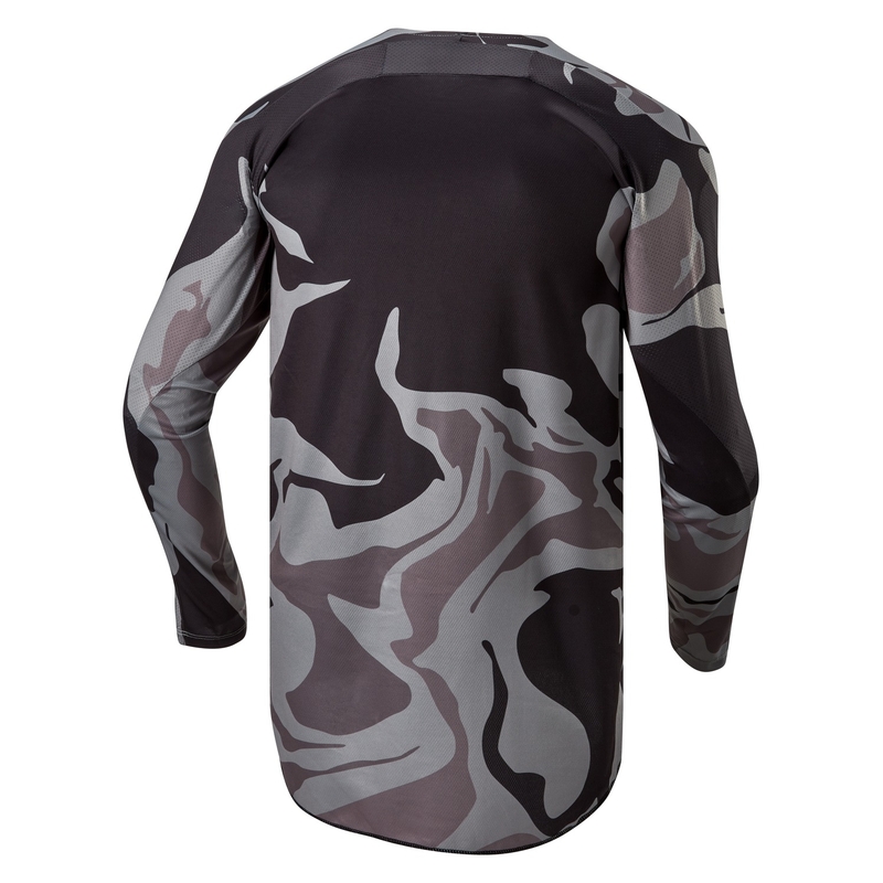 Alpinestars Racer Tactical motocross trikoo harmaa camo-fluo-kelta-musta