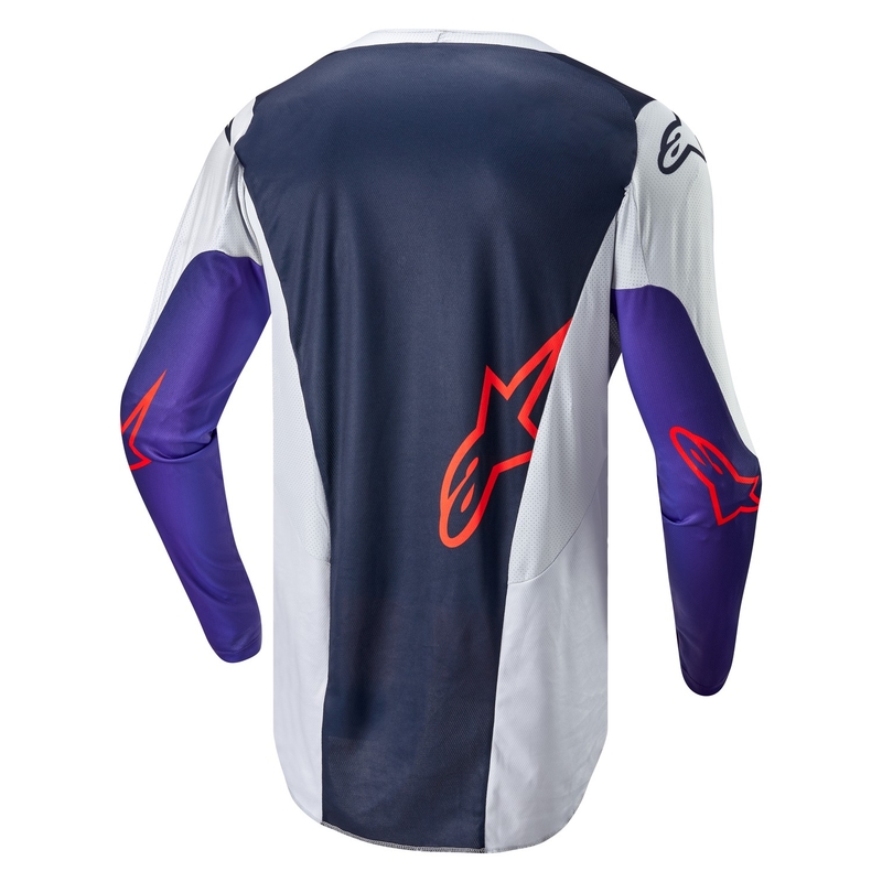 Alpinestars Racer Hoen motocross paita harmaa-sininen-oranssi