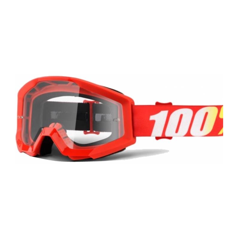 Brýle 100% Strata Furnace (čiré plexi s čepy pro slídy)