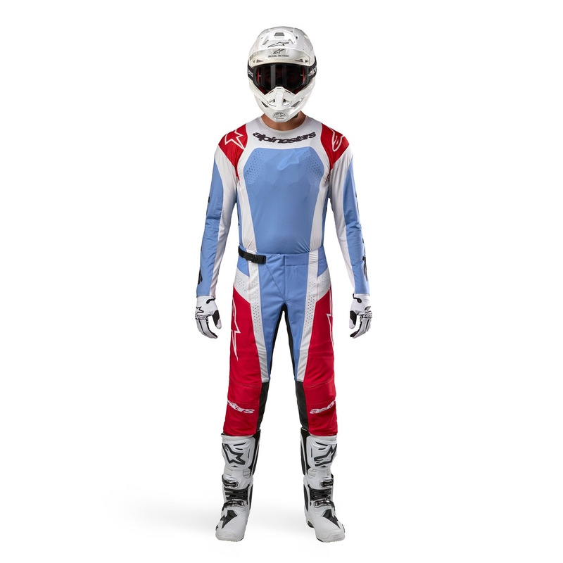 Alpinestars Techstar Ocuri Sininen-valko-punainen motocross-paita