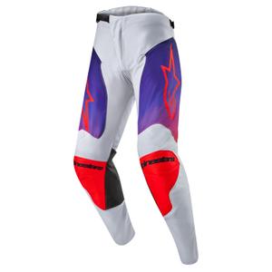 Alpinestars Racer Hoen Motocross housut harmaa-sininen-oranssi