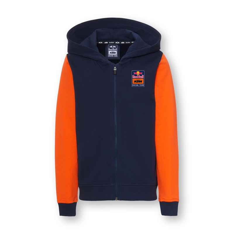 Dětská mikina KTM Apex Zip-Hoodie modro-oranžová výprodej