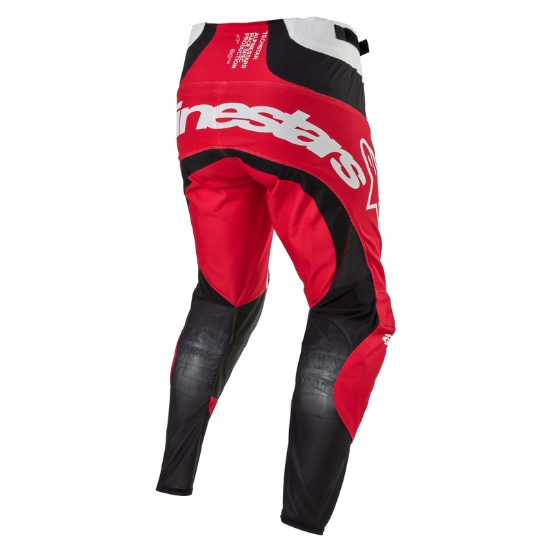 Alpinestars Techstar Ocuri Motocross-housut punainen, valkoinen ja musta