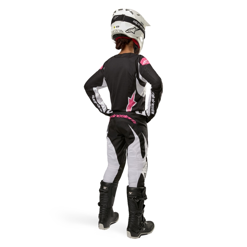 Alpinestars Stella Fluid Naisten motocrosshousut Musta ja valkoinen