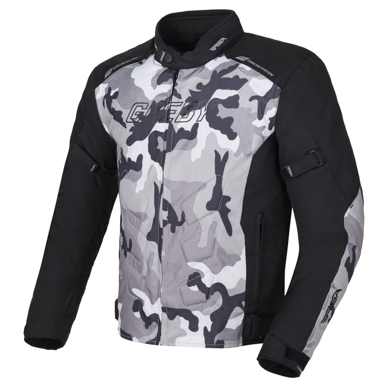 RSA Greby 2 camo moottoripyörätakki