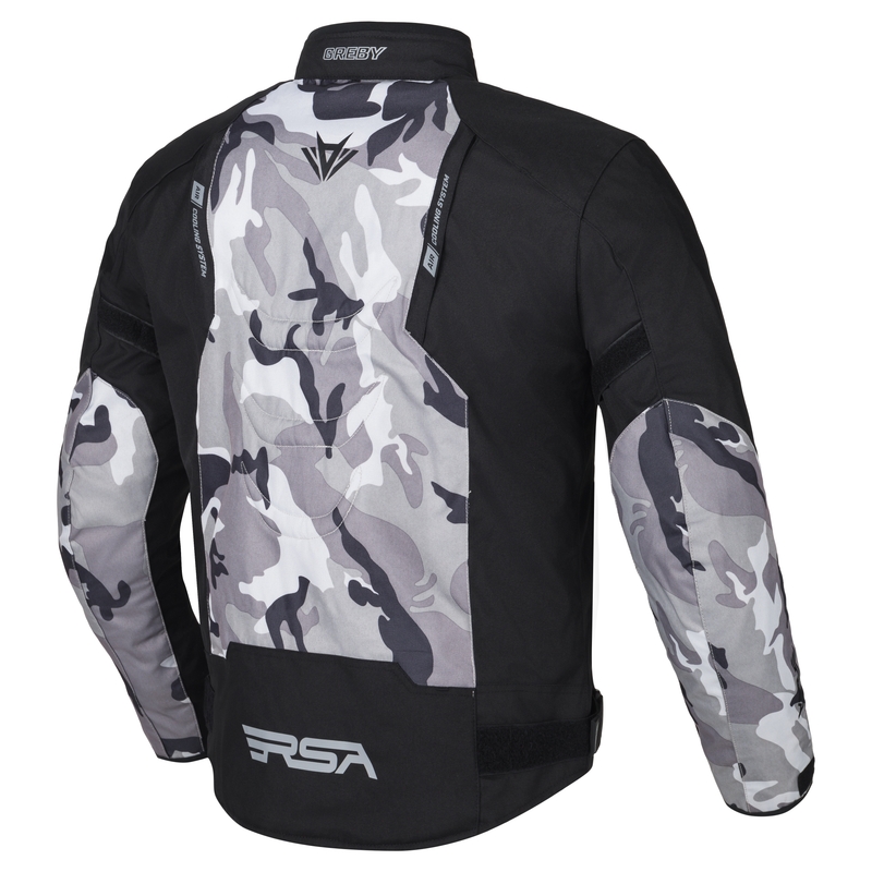 RSA Greby 2 camo moottoripyörätakki