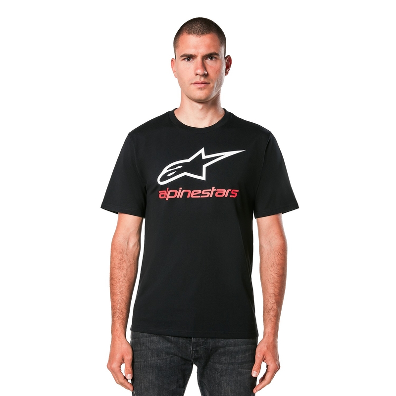 T-paita Alpinestars Always 2.0 CSF musta-valko-punainen