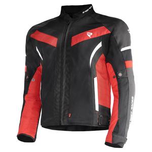 Street Racer Evans Air musta ja punainen moottoripyörätakki