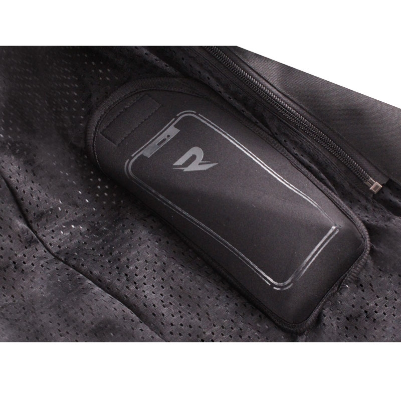 Naisten Street Racer Rose Air Musta ja valkoinen moottoripyörä takki