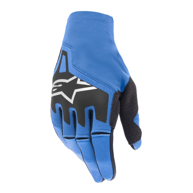 Alpinestars Techstar motocross-hanskat sininen-musta-valkoinen