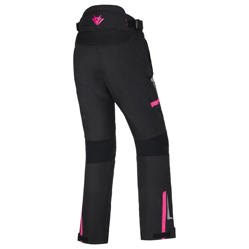 Naisten RSA EXO 2 Mustat ja vaaleanpunaiset moottoripyörähousut